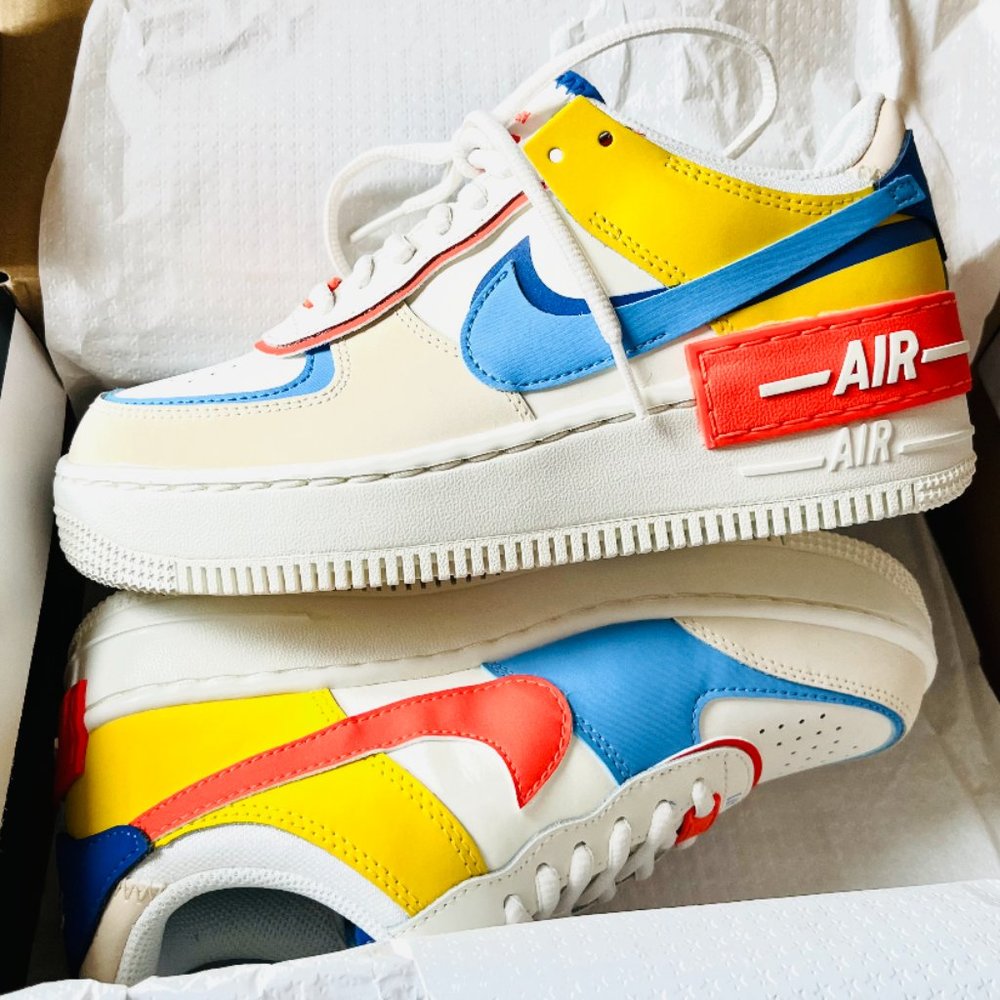 New NIKE Air Force 1 Fontanka Casual Womens Sneakers Shoes Multicolors size 8